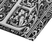 Planche À Découper Lettre E Monogramme médiéval Art Nouveau (Coin)
