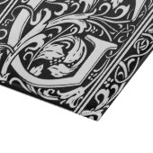 Planche À Découper Lettre G Monogramme médiéval Art Nouveau (Coin)