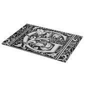 Planche À Découper Lettre G Monogramme médiéval Art Nouveau (Coin)