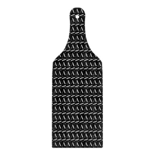 Planche À Découper Lettre initiale A monogramme (Devant)