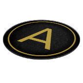 Planche À Découper LETTRE INITIALE MONOGRAPHIQUE ÉLÉGante OR COULEUR  (Coin)