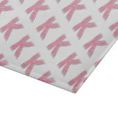 Planche À Découper Lettre K en strass rose (Coin)
