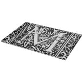 Planche À Découper Lettre M Monogramme médiéval Art Nouveau (Coin)