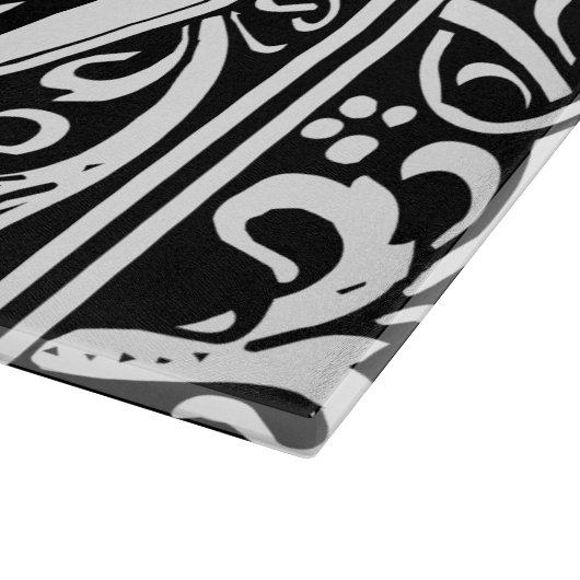 Planche À Découper Lettre O Monogramme Médiéval Art Nouveau (Coin)