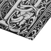 Planche À Découper Lettre P Monogramme médiéval Art Nouveau (Coin)