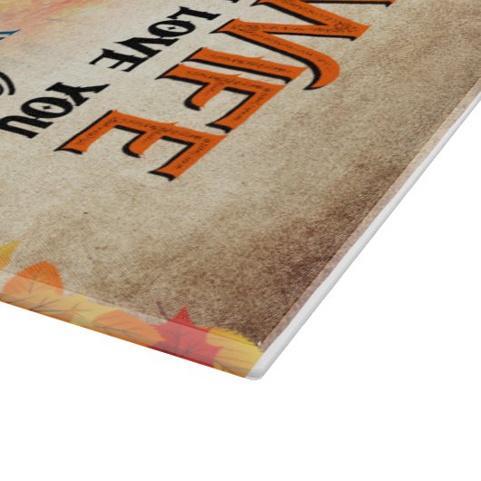 Planche À Découper Lettre Personnalisée À Ma Femme Amour Du Mari B (Coin)