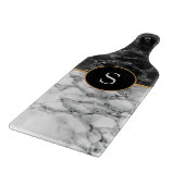 Planche À Découper Lettre personnalisée Conception de marbre (Coin)