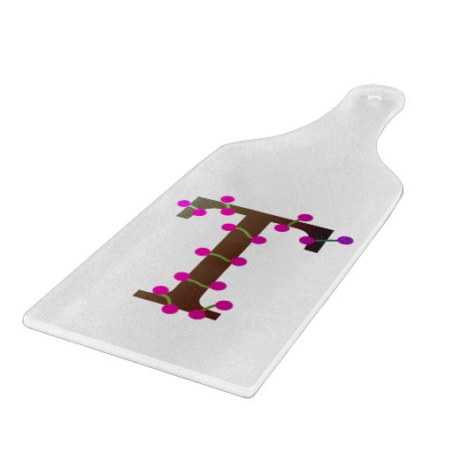 Planche À Découper Lettre T initiale décorative le (Coin)