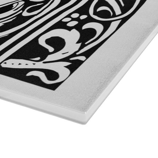 Planche À Découper Lettre U Monogramme médiéval Art Nouveau (Coin)