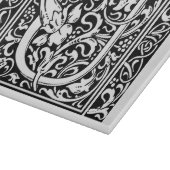 Planche À Découper Lettre U Monogramme médiéval Art Nouveau (Coin)