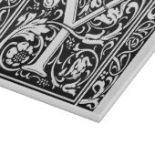 Planche À Découper Lettre Y Monogramme médiéval Art Nouveau (Coin)