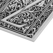 Planche À Découper Lettre Z Monogramme médiéval Art Nouveau (Coin)