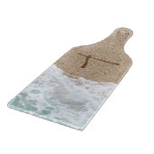 PLANCHE À DÉCOUPER LETTRES DANS LE SABLE T (Coin)