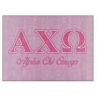 Lettres roses d'Omega de Chi d'Alphi