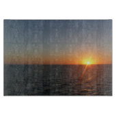 Planche À Découper Lever du soleil à Sea III Océan Horizon (Devant)