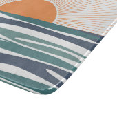 Planche À Découper Lever du soleil au bord de la mer (Coin)