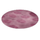 Planche À Découper Lèvres en verre rose (Coin)