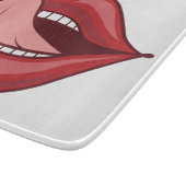Planche À Découper Lèvres Rouges Bouche Orage_Cove  (Coin)
