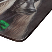 Planche À Découper lévrier afghan en tenue de la Saint-Patrick (Coin)