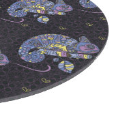 Planche À Découper Lézard de Zentangle (Coin)