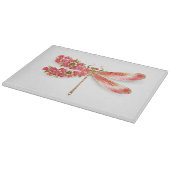 Planche À Découper libellule de fleurs avec sakura de bijoux (Coin)