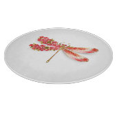 Planche À Découper libellule de fleurs avec sakura de bijoux (Coin)