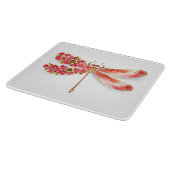 Planche À Découper Libellule fleur avec bijoux sakura (Coin)