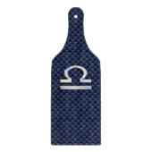 Planche À Découper Libra Zodiac Connexion en fibre de carbone bleu (Devant)