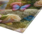 Planche À Découper Licorne Florale Majestueuse (Coin)