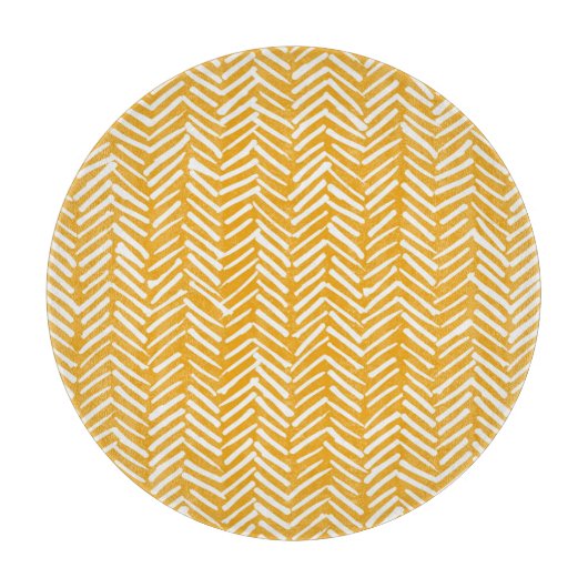 Planche À Découper Lignes Abstraites dessinées à la main, texture hip (Devant)