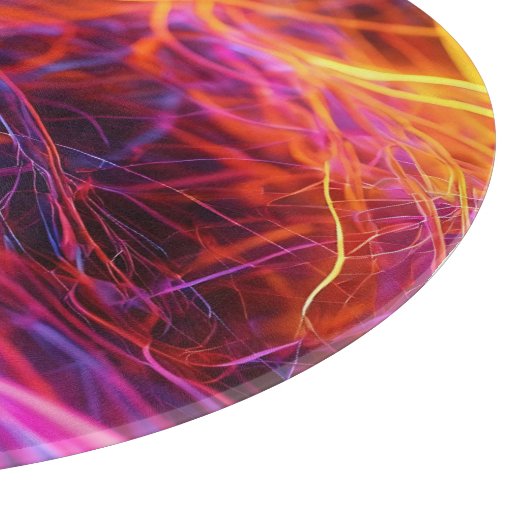 Planche À Découper Lignes de néon (Coin)