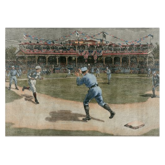 Planche À Découper Ligue nationale de baseball 1886 (Devant)