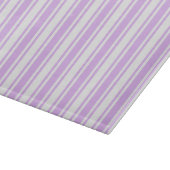 Planche À Découper Lilac violet et blanc bonbons rayures (Coin)