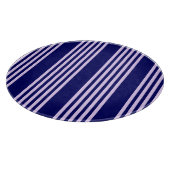 Planche À Découper Lilac violet et bleu marine cinq bandes motif (Coin)