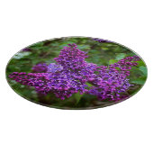 Planche À Découper Lilacs pourpres le jour du printemps (Coin)