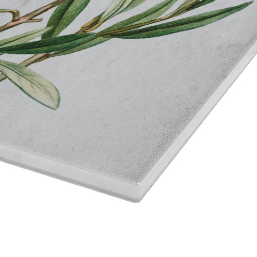 Planche À Découper L'île méditerranéenne grecque Feuille d'olive (Coin)