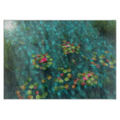 Planche À Découper Lilies sur le tableau de découpe de l'eau (Devant)