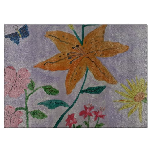 Planche À Découper Lily orange (Devant)