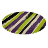 Planche À Découper Lime Vert Violet Noir Pinceau Gras Vertical  (Coin)