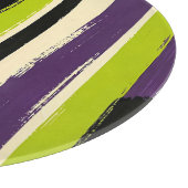 Planche À Découper Lime Vert Violet Noir Pinceau Gras Vertical  (Coin)