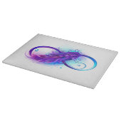 Planche À Découper L'infini avec plume violette (Coin)