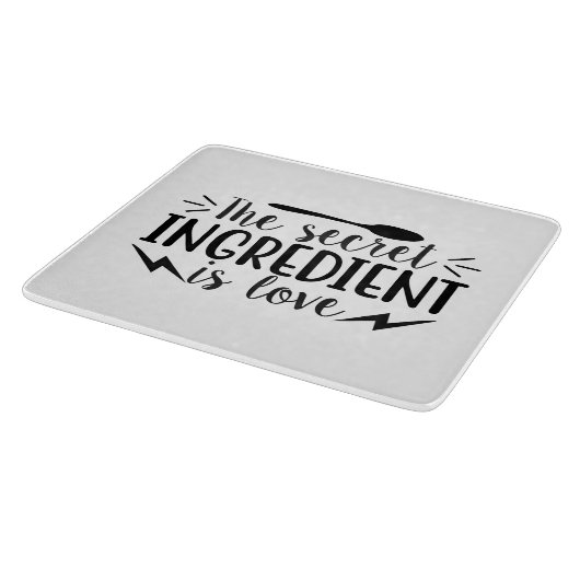 Planche À Découper L'ingrédient secret est l'amour (Coin)