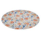 Planche À Découper Linocut botanique baroque : arrière - plan sans co (Coin)