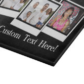 Planche À Découper L'instantané 3-Photo personnalisé encadre la (Coin)