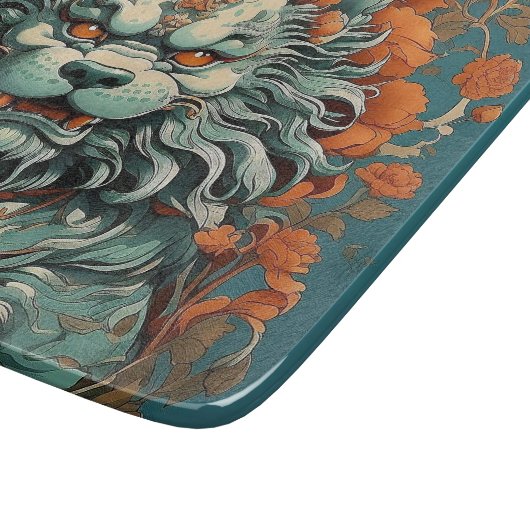 Planche À Découper Lion de la grippe de la sagesse (Coin)