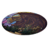 Planche À Découper Lion et petits (Coin)