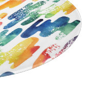 Planche À Découper Liquide : Aquarelle Abstraite moderne. (Coin)