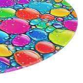 Planche À Découper Liquides Abstraits (Coin)