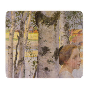 Planche À Découper Lisbeth au Birch Grove (Belle Jeune Fille)