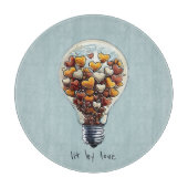 Planche À Découper Lit par amour (Devant)